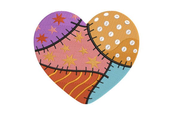 Colorful Heart Patch Embroidery Review for Boutique Apparel