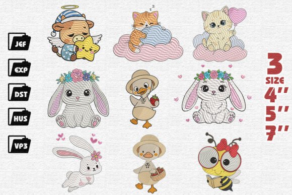 Cute Animal Embroidery Bundle Review