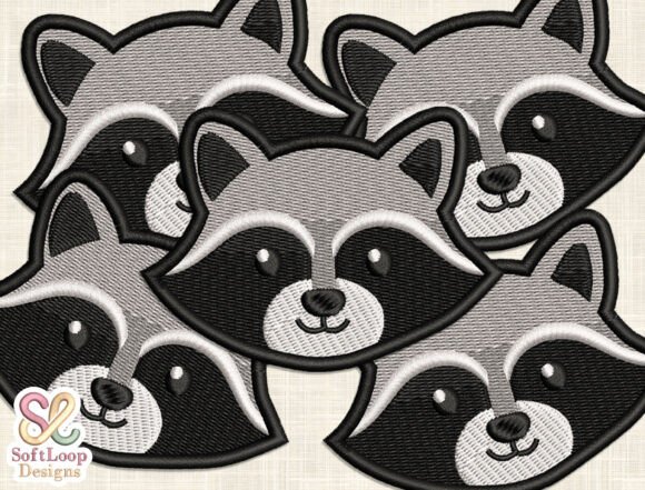 Cute Raccoon Patch Embroidery Design Review