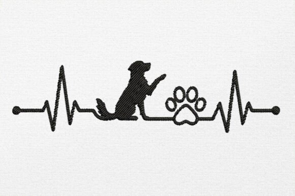 Dog Heartbeat Embroidery Design Review