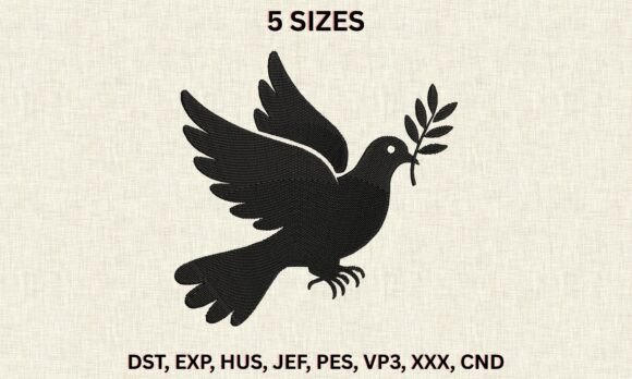 Dove Olive Branch DST PES Embroidery Review