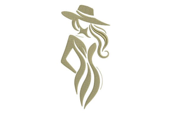 Elegant Woman Silhouette Embroidery Review