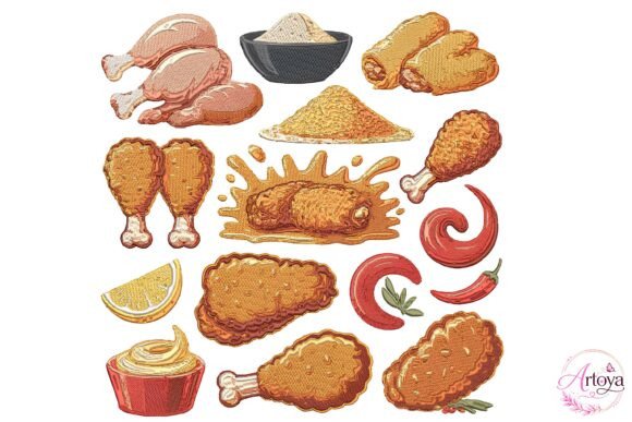 Fried Chicken Embroidery Bundle Review