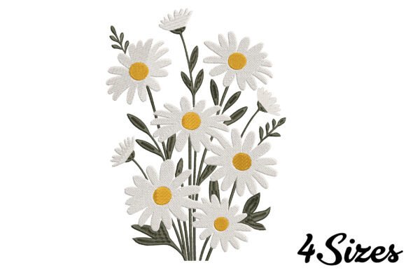 Vintage Daisy Flower Embroidery Design Review